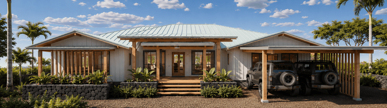 4-Bedroom: conceptual placeholder exterior preview, not a final architectural rendering