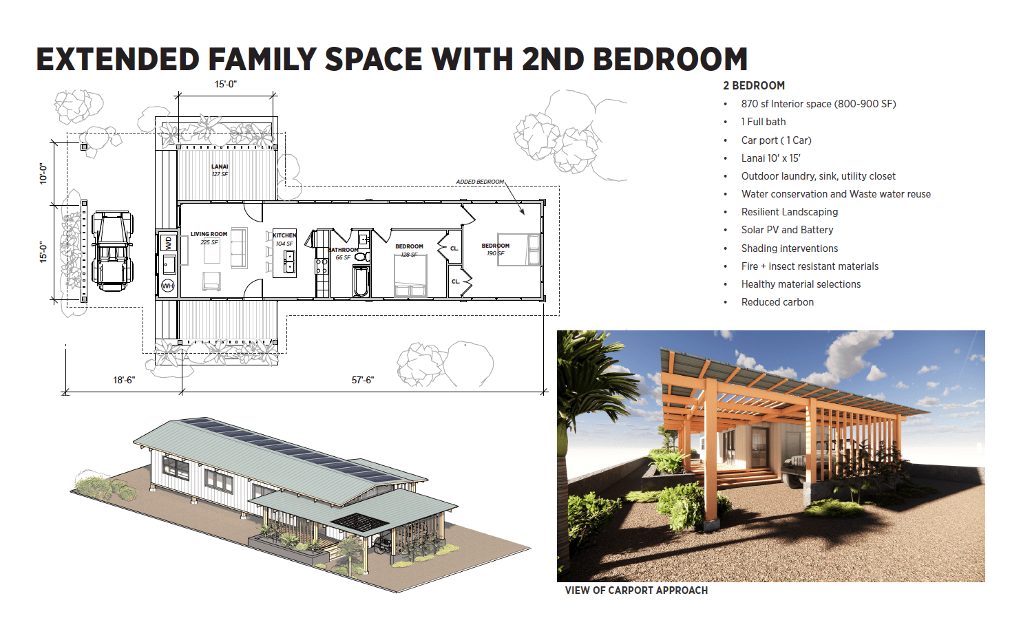 2-Bedroom: Design sheet
